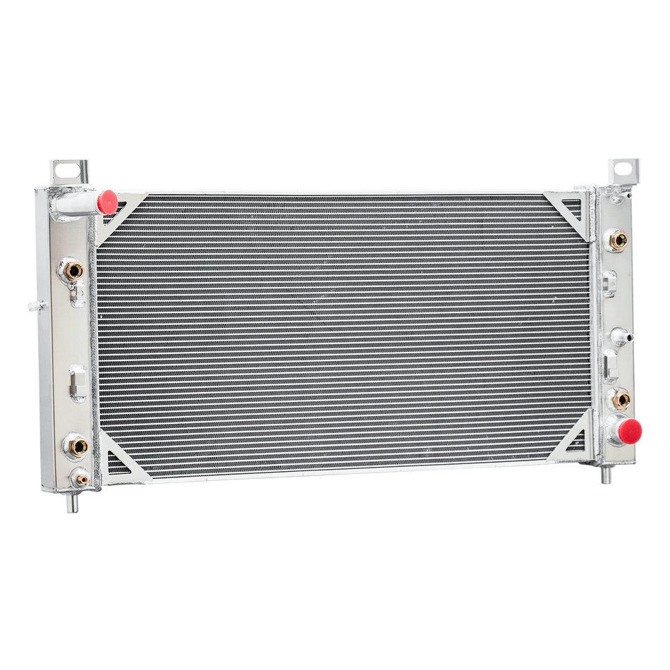 ASI Performance Aluminum 2 Row Radiator fit 2001-02 Chevy Silverado GMC Sierra 2500 3500 8.1L V8