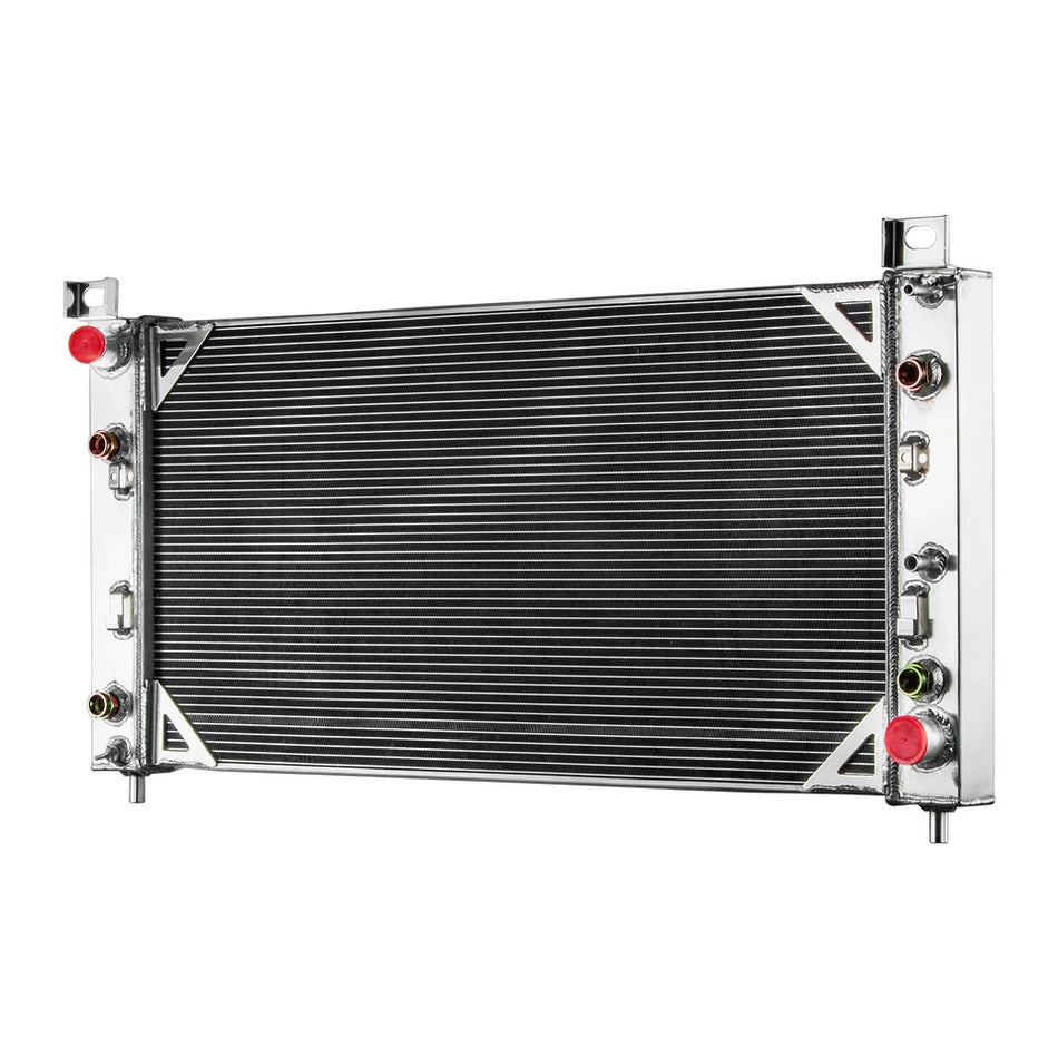 ASI Performance 3 Row Aluminum Radiator For 2001-2002 Chevy Silverado GMC Sierra 2500HD 3500 8.1L