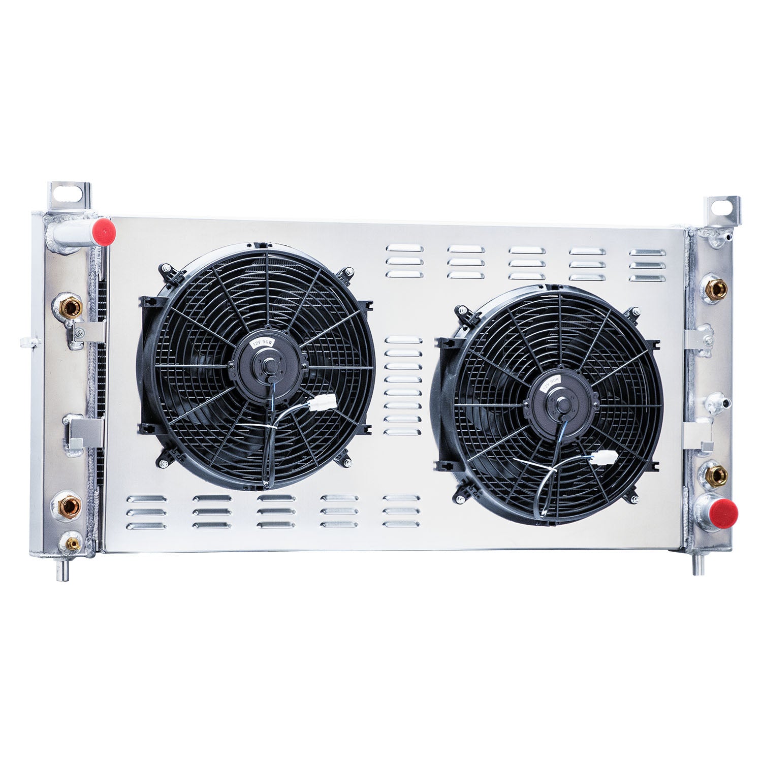 ASI Performance 3 Row Aluminum Radiator Shroud Fan Fit 2001-2002 Chevy ...
