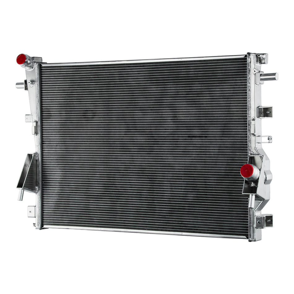 ASI Performance 2-Row Aluminum Radiator Fit Ford F250 F350 F450 Super Duty 6.7L Diesel 2017-22