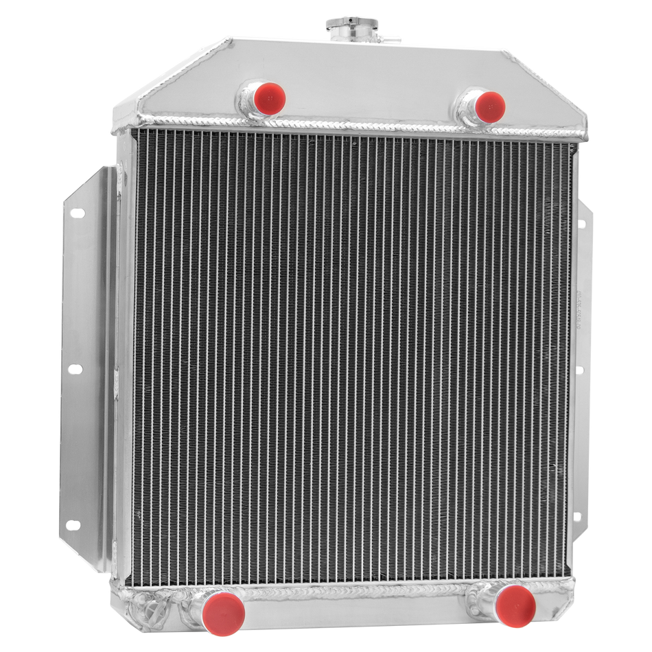 ASI Performance 4Row Radiator For 1949-1953 50 Ford Taunus Custom Flathead Configuration V8 MT