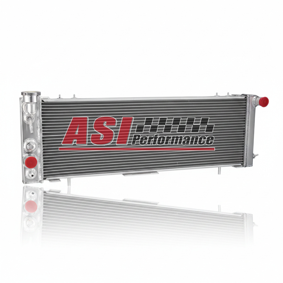 ASI Performance CC1193 Aluminum Radiator For Jeep Cherokee XJ Comanche 2.5L 4.0L 1991-2001