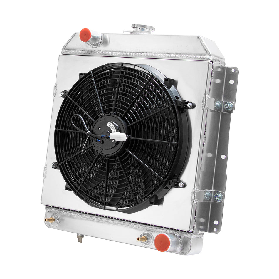 ASI Performance  4 Row Aluminum Radiator Shroud Fan for 1958 CHEVY IMPALA CAPRICE BELAIR 4.6L V8