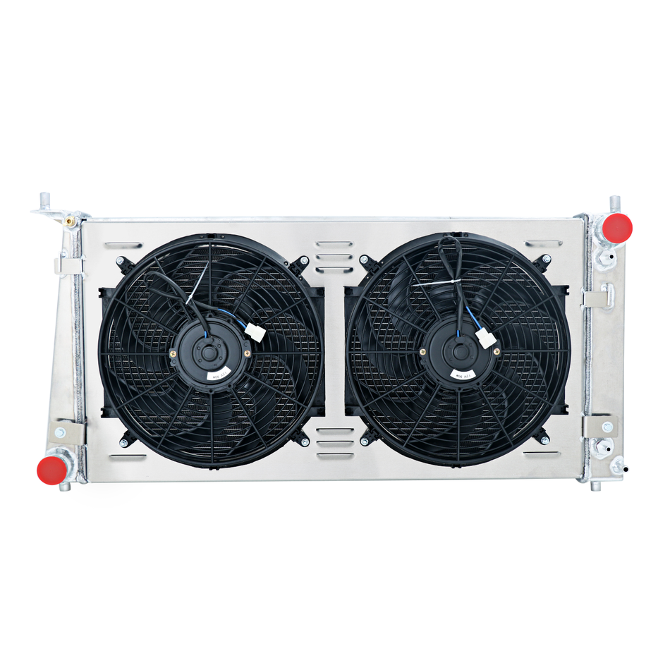 ASI Performance 4 Row Radiator+Shroud Fan for 1999-2004 Ford F150 F250 F350 Expedition 4.2-5.4L