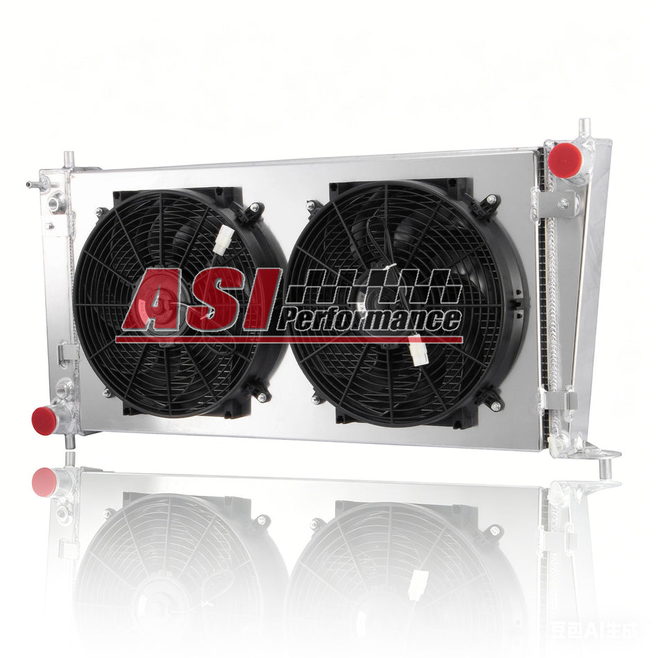 ASI Performance 4 Row Radiator+Shroud Fan For 1999-04 Ford F150 F250 F350 Lincoln Navigator 5.4L