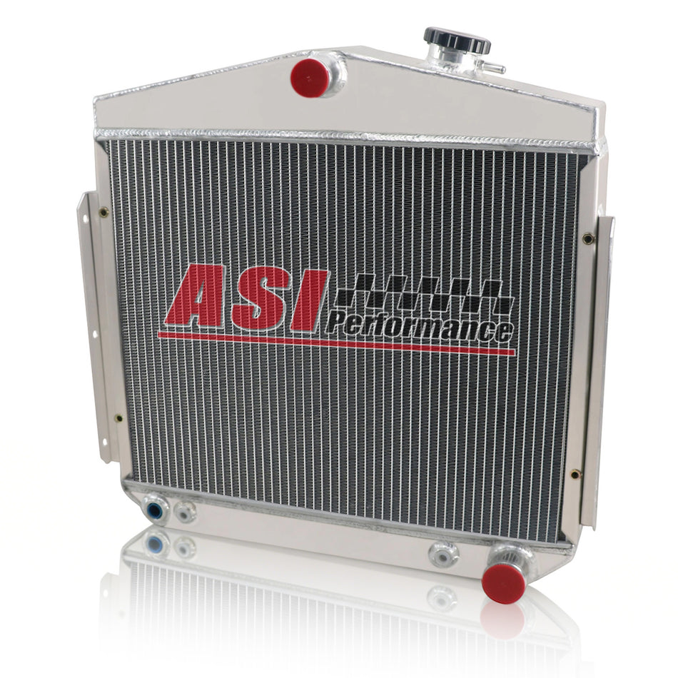ASI Performance 4 Row Aluminum Radiator For 1955 1956 1957 Chevrolet Bel Air Nomad 4.3 4.6L V8