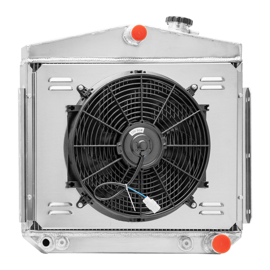 ASI Performance 4 Row Radiator Shroud Fan Relay For 1955-1957 Chevy Bel-Air Nomad 4.3L 4.6L V8