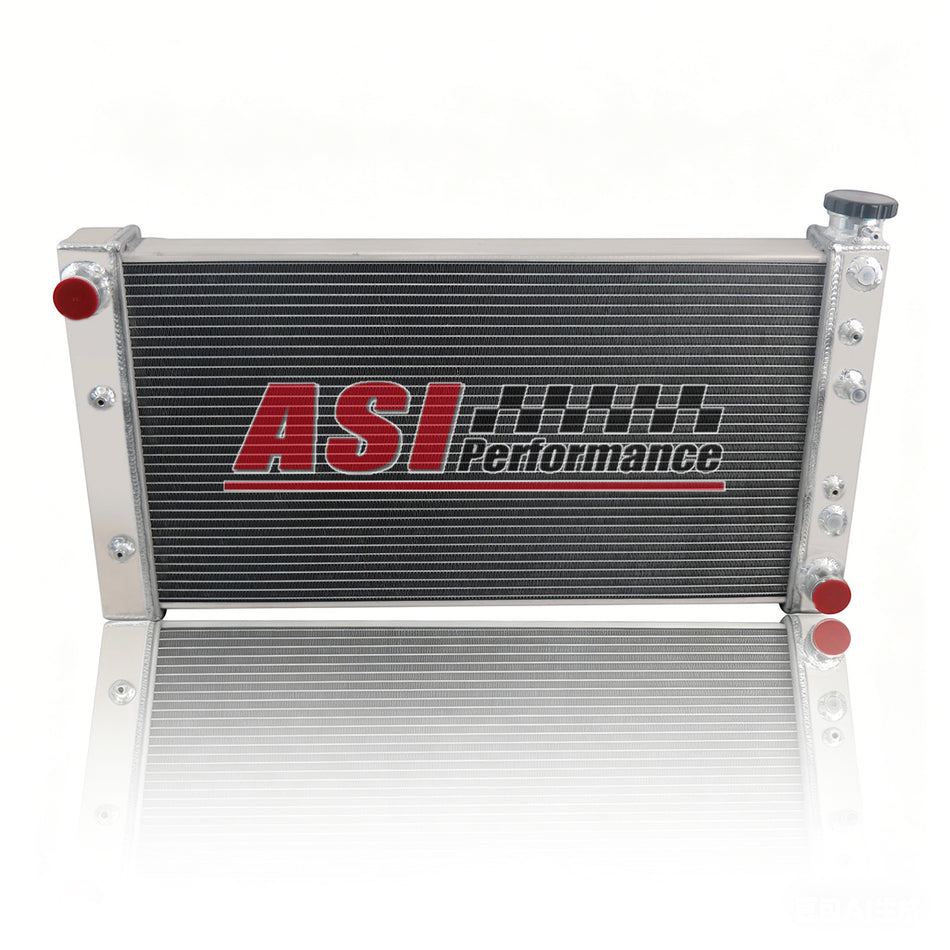 ASI Performance 4 Row Aluminum Radiator For 1982-1994 1988 Chevy S10 GMC S15 Jimmy SBC 350 V8