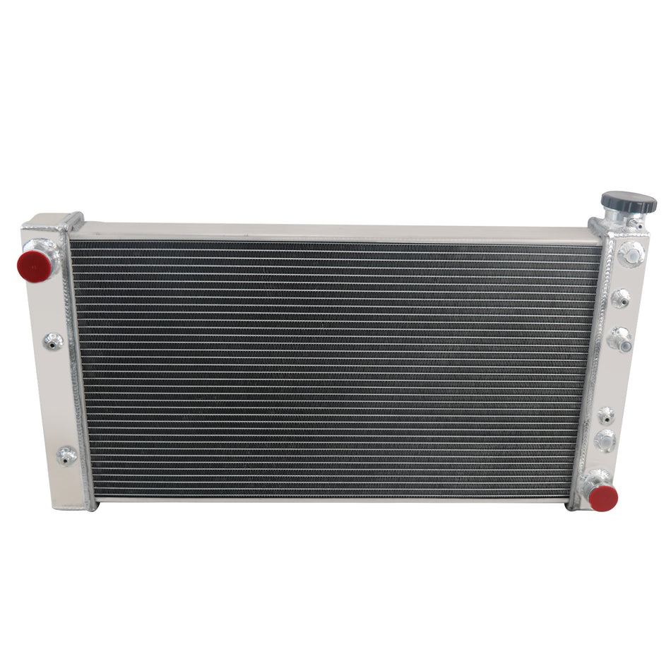 ASI Performance 4 Row Aluminum Radiator For 1982-1994 1988 Chevy S10 GMC S15 Jimmy SBC 350 V8