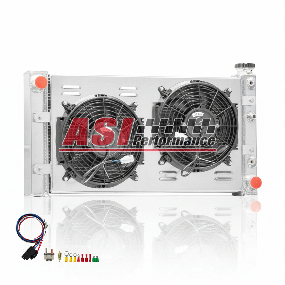 ASI Performance 4 Row Radiator Shroud Fan Relay For 1988-94 Chevy S10 Blazer 82-94 GMC S15 Jimmy