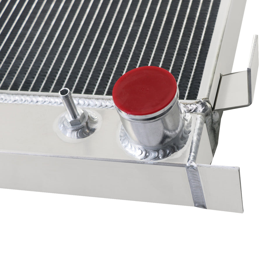 ASI Performance 3-Rows Aluminum Radiator For 1932 Ford Model Grille Shells HI-BOY Chevy Engine