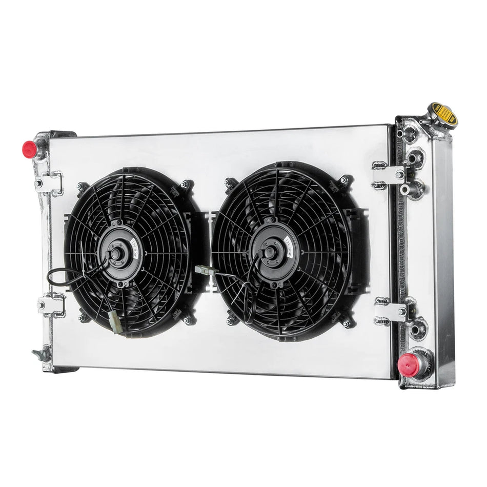 ASI Performance For 1991-93 Chevy Caprice Buick Roadmaster 5.7L AT 4 Rows Radiator Shroud Fan