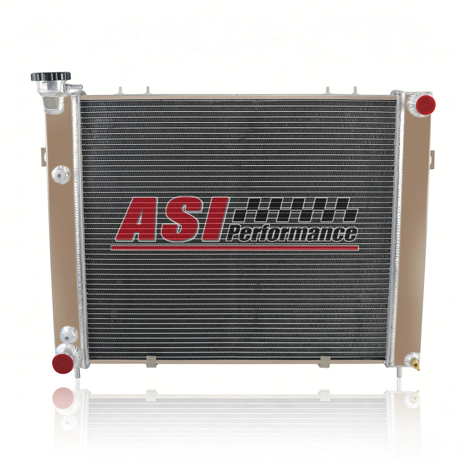 ASI Performance 3 Rows Aluminum Radiator Shroud Fan fit 93-1997 95 Jeep Grand Cherokee 4.0L L6