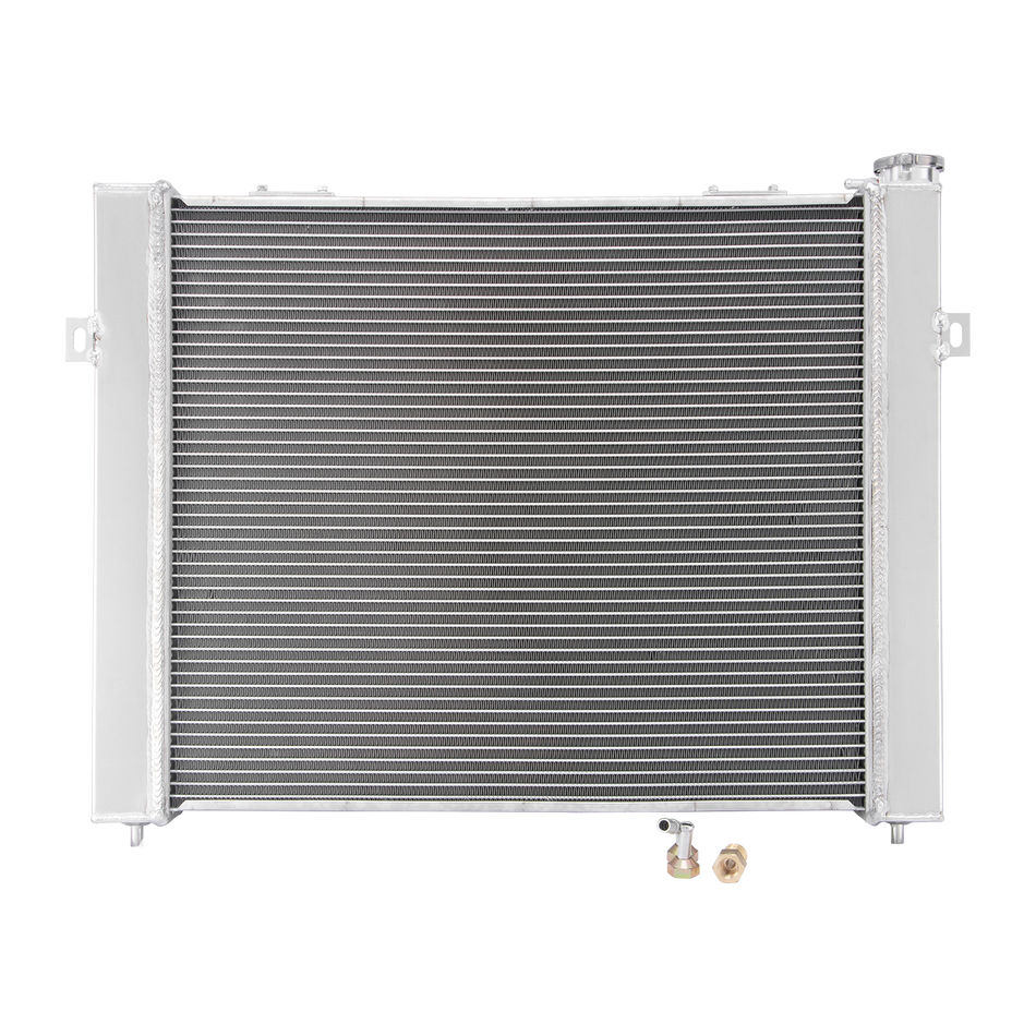 ASI Performance 3 Rows Aluminum Radiator Shroud Fan fit 93-1997 95 Jeep Grand Cherokee 4.0L L6