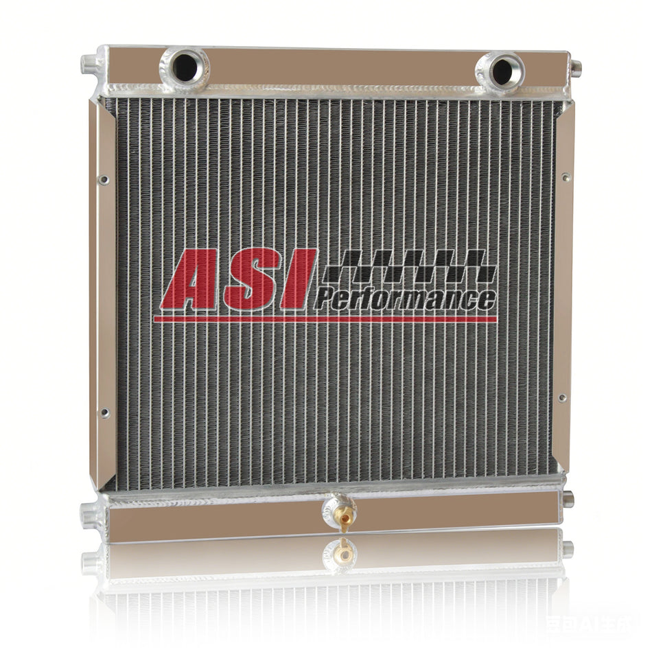 ASI Performance 4 ROW All Aluminum Radiator For Dragster Roadster Double Pass AT