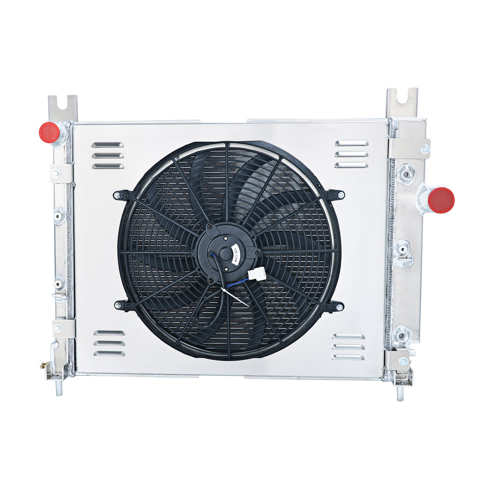 ASI Performance 3 Row Radiator Fan Shroud FOR 2000-2004 Dodge Durango Dakota 3.7L 3.9L 4.7L,5.9L