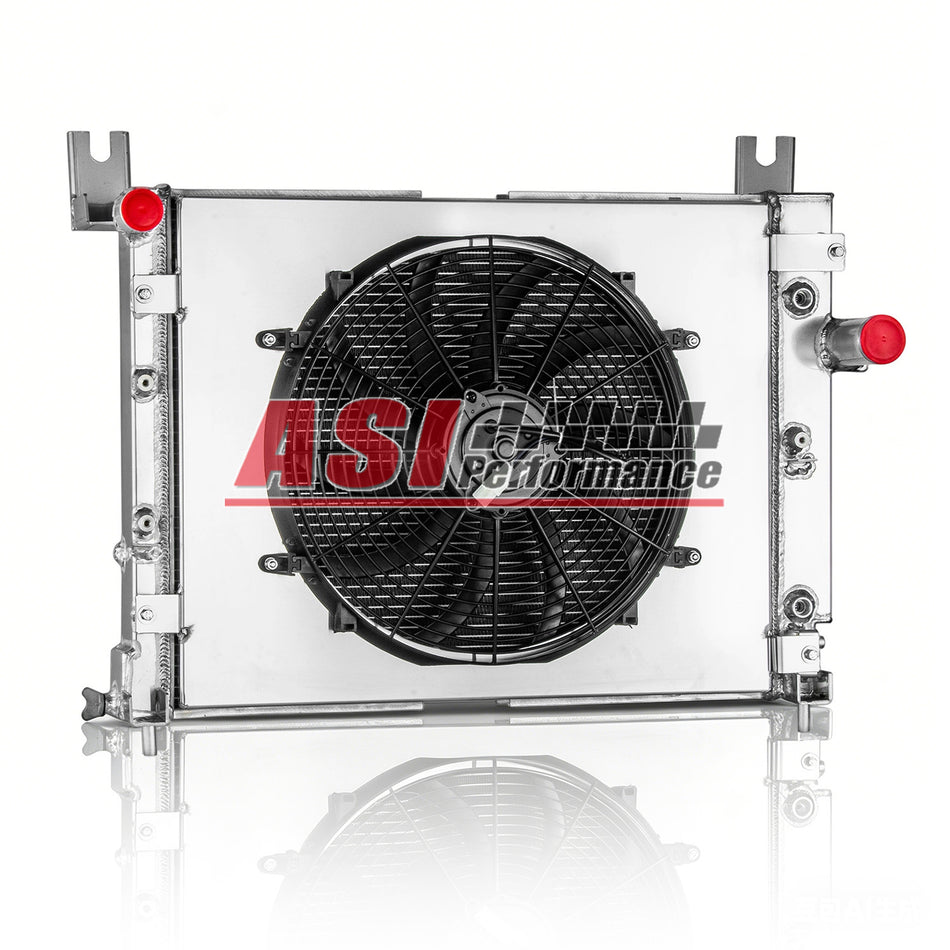 ASI Performance 3 Row Radiator Shroud Fan For 2000-2004 Dodge Dakota/2000-2003 Durango 4.7L 5.9L