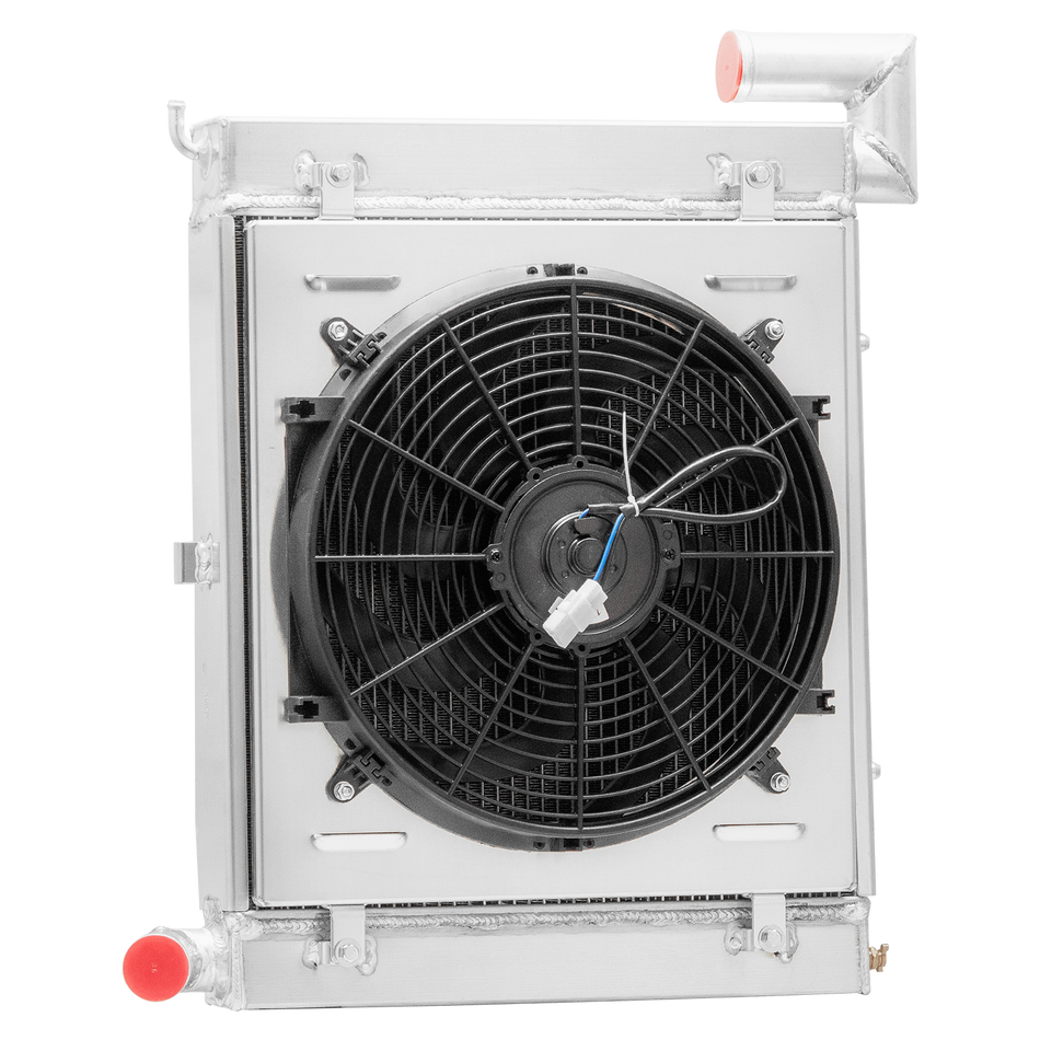 ASI Performance 4-Rows Radiator Shroud Fan FOR 1963-72 Chevy Corvette 5.3L/5.4L V8 Small Block
