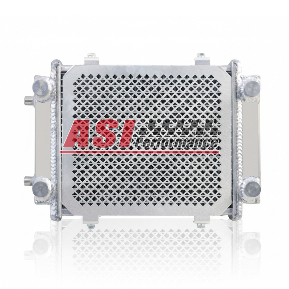 ASI Performance 2 Rows Auxiliary Radiator & Insect Net Fit Audi S3 TT VW Golf 2.0L L4 2014-2021