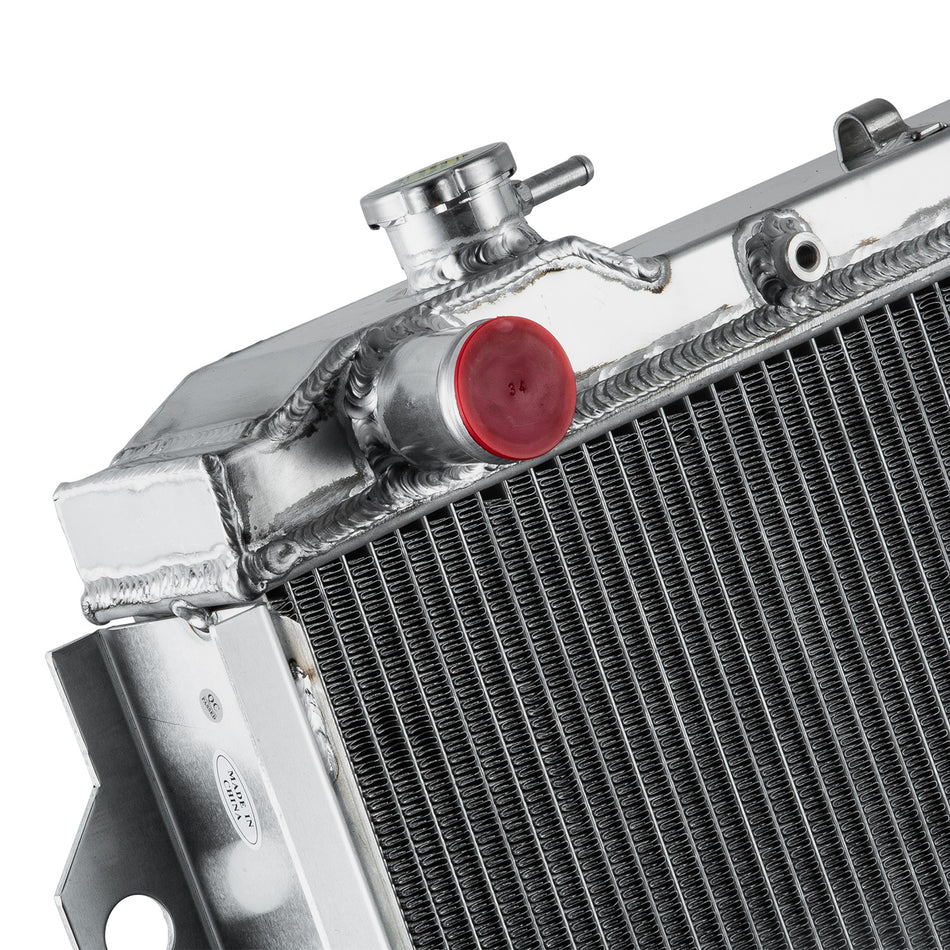 ASI Performance 4 Row Radiator For 1990-1998 Toyota Land Cruiser 80 Series HDJ80 HZJ80 24"H x 33-1/2"W