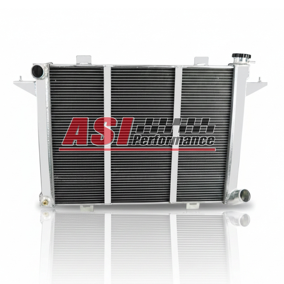 ASI Performance 4 Row Radiator for 1989-1993 Dodge D250 D350 W250 W350 5.9L Diesel Cummins ASI
