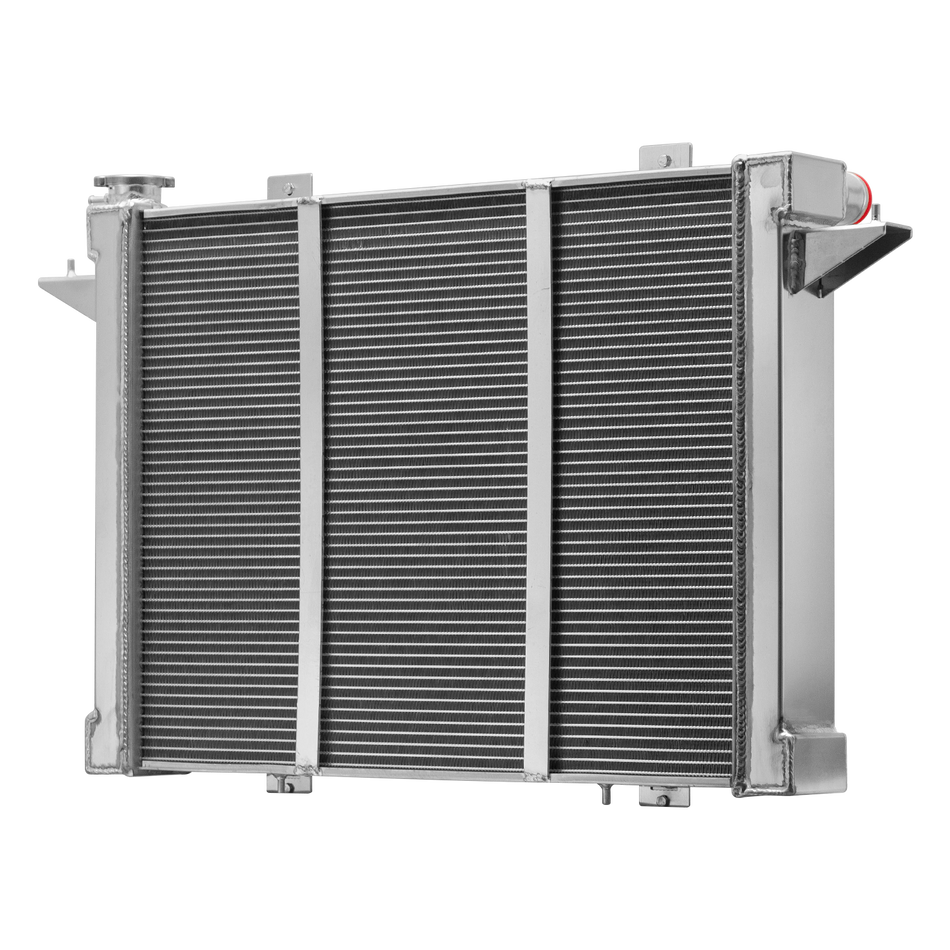 ASI Performance 4 Row Radiator+Shroud Fan For 1991~1993 Dodge D250 W250,D350, W350 5.9 Cummins