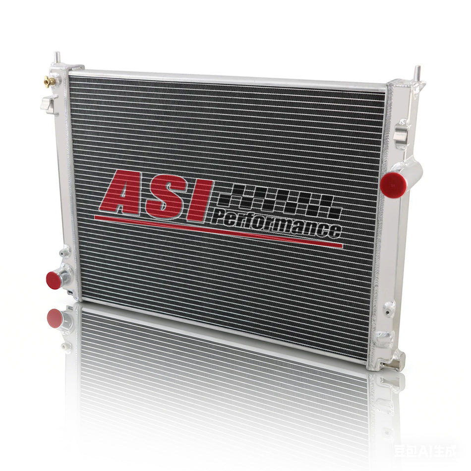 ASI Performance 4 Row Aluminum Radiator Fits 2009-2020 Dodge Charger,Challenger 3.6L 5.7L V6 V8