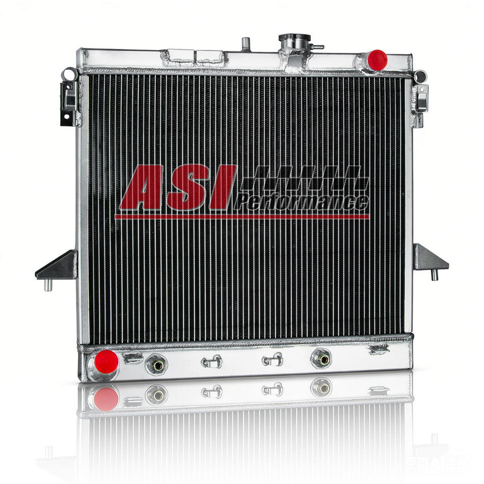 ASI Performance 3 Row Aluminum Radiator For 09-12 GMC Canyon Chevy Colorado/ 06-10 Hummer H3 24'' H x 29-3/4'' W