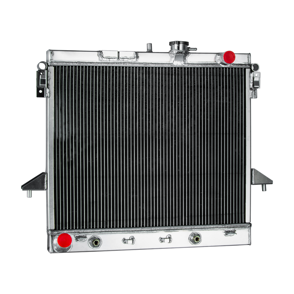 ASI Performance 3 Row Aluminum Radiator For 09-12 GMC Canyon Chevy Colorado/ 06-10 Hummer H3 24'' H x 29-3/4'' W
