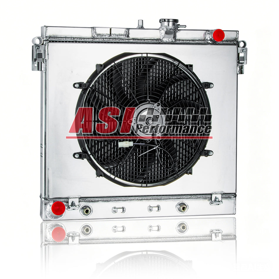 ASI Performance 4 Row Radiator Shroud Fan For 06-2012 Chevy Colorado/Hummer H3/GMC Canyon 5.3L