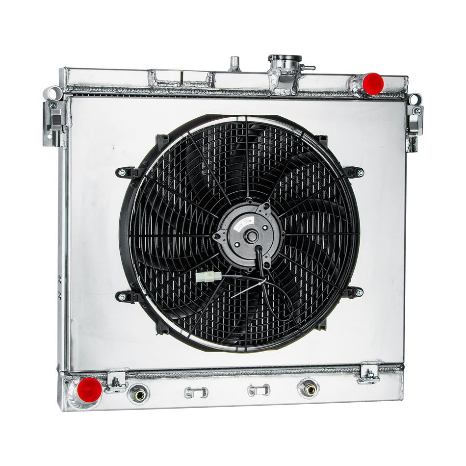 ASI Performance 4 Row Radiator Shroud Fan For 06-2012 Chevy Colorado/Hummer H3/GMC Canyon 5.3L