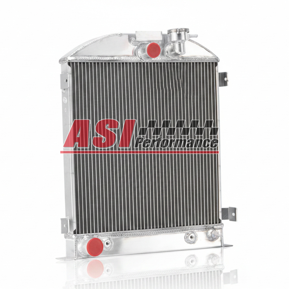 ASI Performance 4 ROW Aluminum Radiator For 1932 Various Ford Car Ford V8 Engine