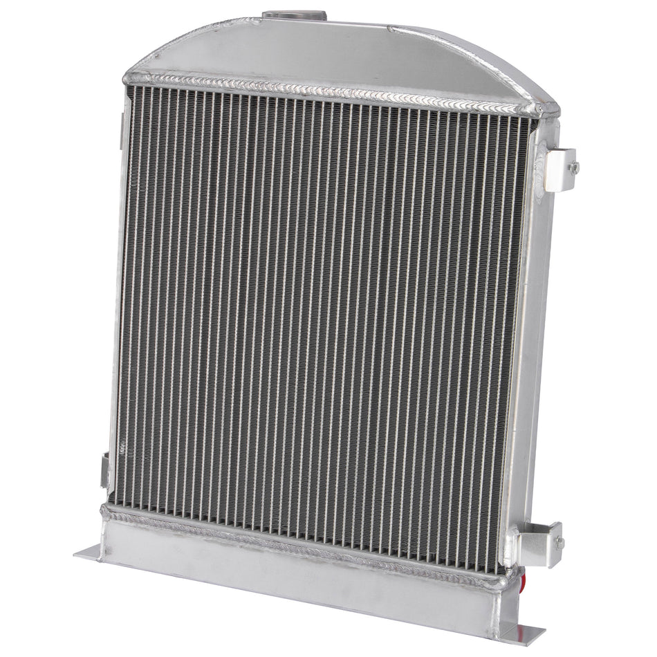 ASI Performance 3-ROW Aluminum Radiator Shroud+Fan For 1928-32,1931 Ford Hi-Boy Hot Rod Ford V8