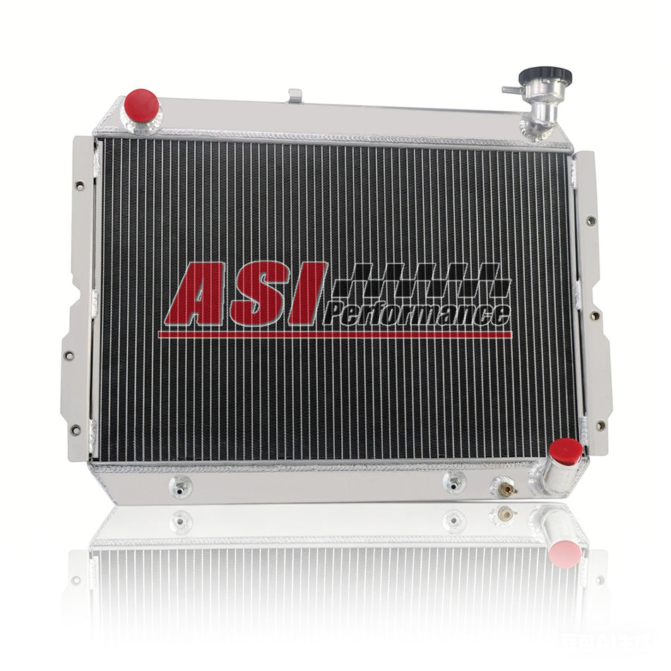 ASI Performance 4 Row Aluminum Radiator For 1980-1990 Toyota Landcruiser BJ60 BJ70 3.4L Diesel