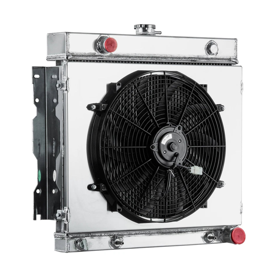 ASI Performance 4-Row Radiator Shroud Fan For 1970-79 Dodge D/W 100 150 200 300 Ramcharger V8