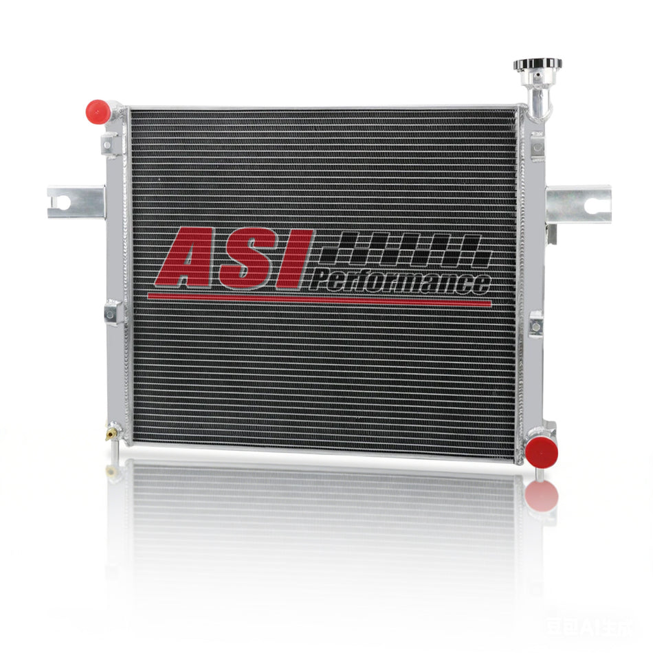 ASI Performance Jeep 3 Row Aluminum Radiator For 1999-2005 Grand Cherokee Limited WJ WG 4.7L MT