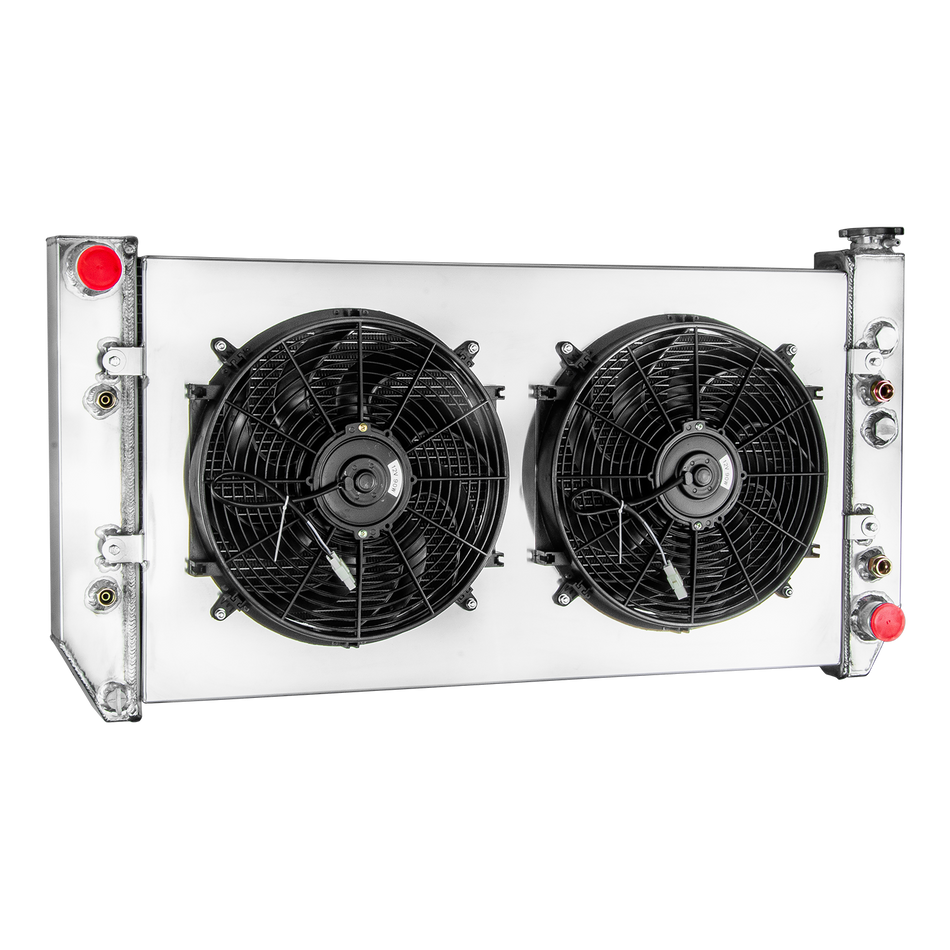 ASI Performance 3 Row Radiator&Shroud Fan for 1982-1993 CHEVY C/K C10 C20 C30 GMC C1500 K2500 6.2L