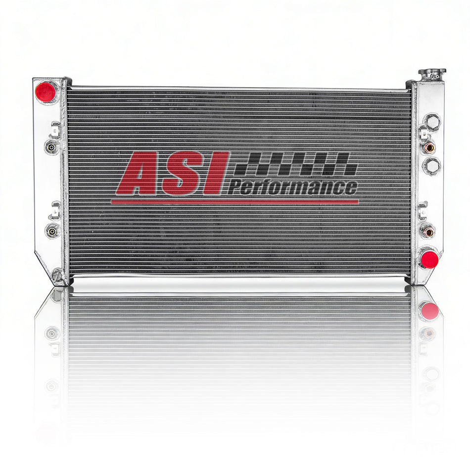 ASI Performance 4 Rows Aluminum Radiator For 1982-1991 Chevy GMC C20 G30 C2500 K1500 Suburban