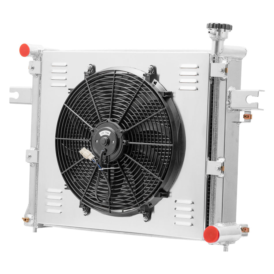 ASI Performance 4 Row Radiator Shroud Fan Relay For 05-10 Jeep Commander Grand Cherokee 3.7L MT