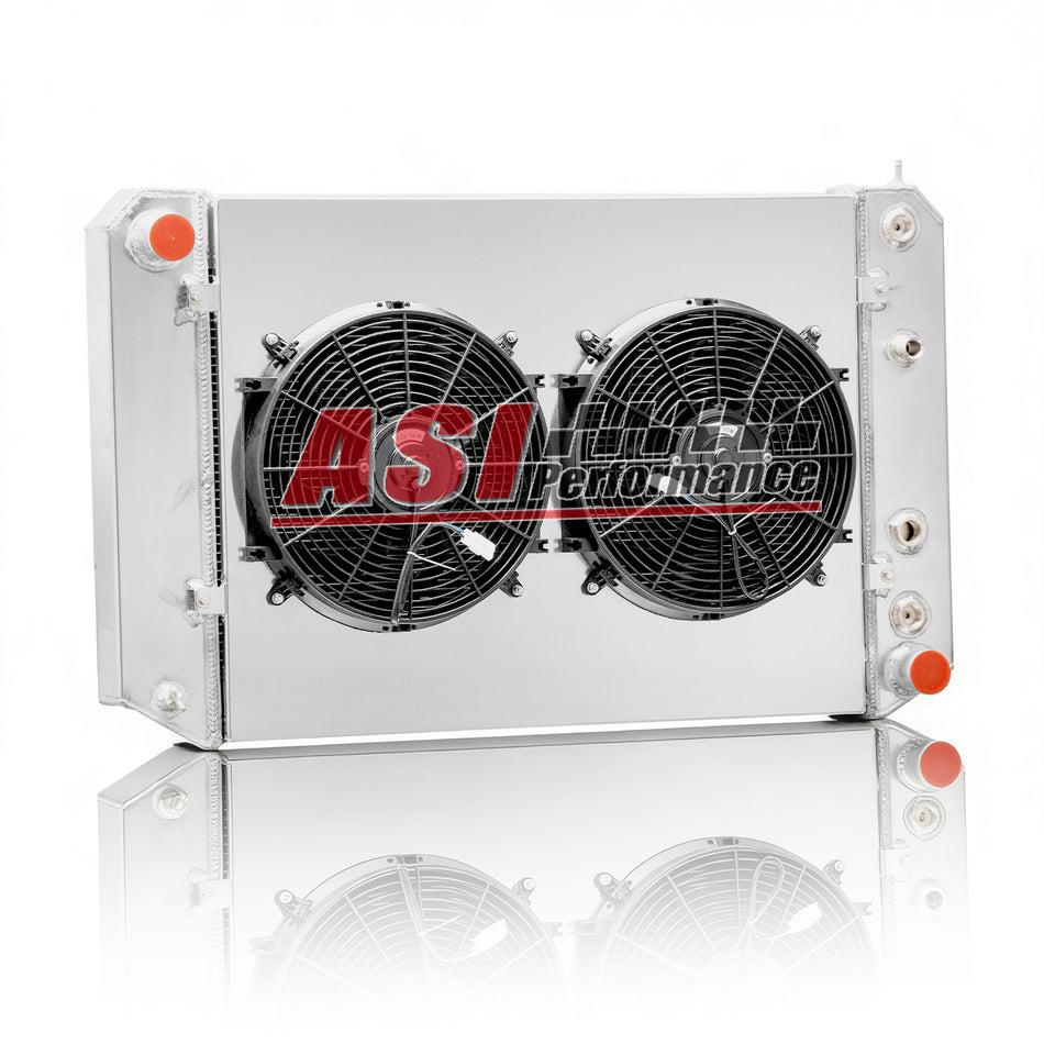 ASI Performance 3 Row Radiator Shroud Fan For 1991-02 Chevy Kodiak GMC Topkick 7.2L 7.4L 8.1L