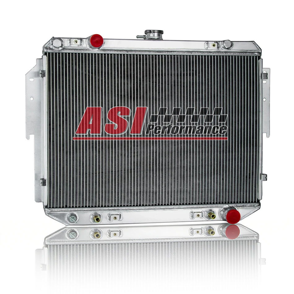 ASI Performance 4 Row Radiator For 1999-03 Dodge Ram 1500 2500 Van Truck 1984-98 B150 B250 B1350