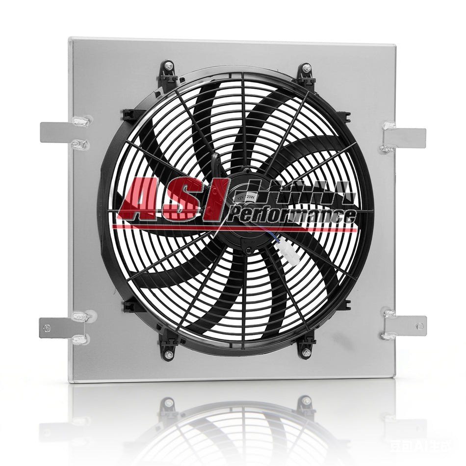 ASI Performance Aluminum Radiator Shroud Fan For 2002-2006 03 04 05 Jeep Liberty 3.7L V6 GAS