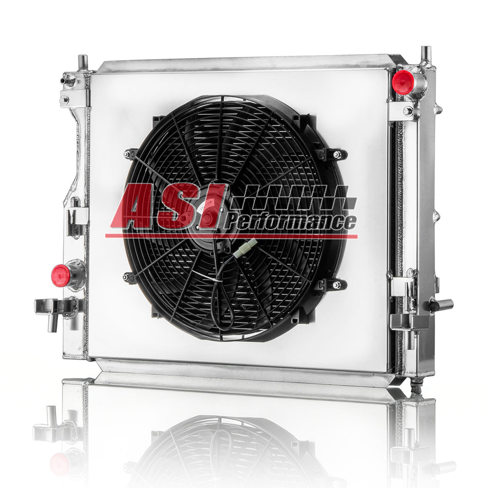 ASI Performance 3 Row Radiator Shroud Fan For 2004-2013 Ford Mustang 3.7L 4.0L 4.6L 5.0L MT