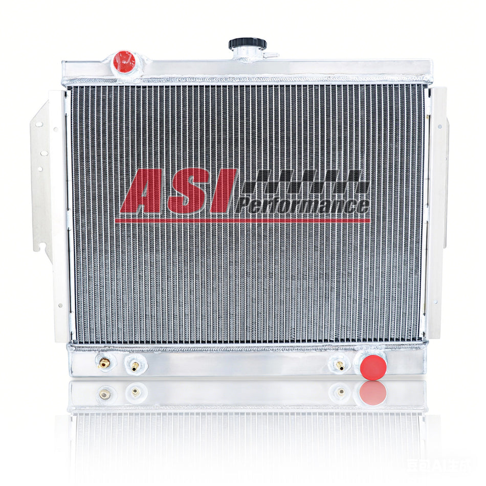 ASI Performance 3 Rows Aluminum Radiator for 1979-1993 Dodge D/W 100 150 250 350 5.2L 5.9L V6 V8 23.4 Height x 30.1 Width
