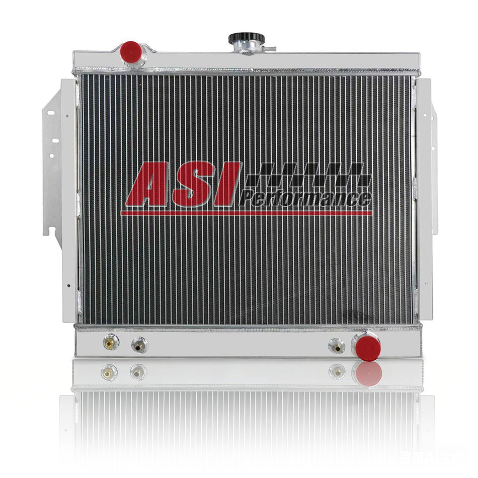 ASI Performance 4 Rows Aluminum Radiator For 1979-93 Dodge D/W 100/150/250/350 Ramcharger 5.2L 5.9L 23.4??? Height X 30.1 Width
