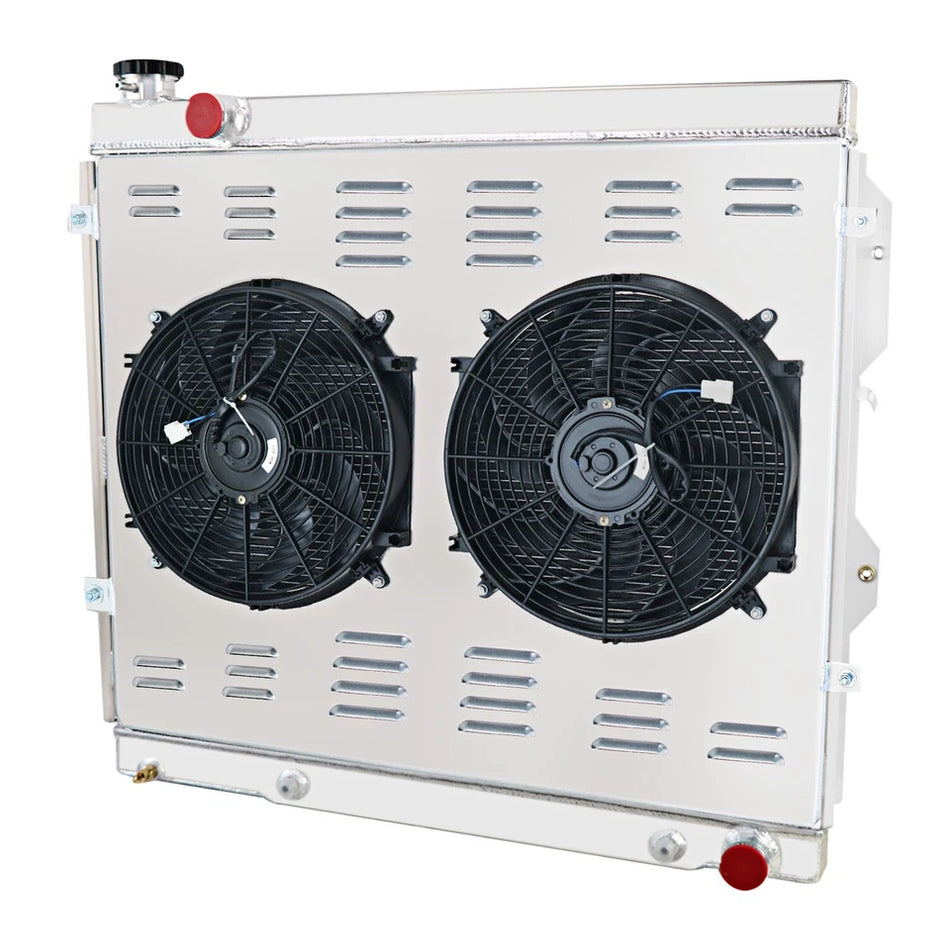 ASI Performance 4 Core Radiator&Fan Shroud For 2000-2006 Toyota Tundra 2001-2007 Sequoia 4.7L V8