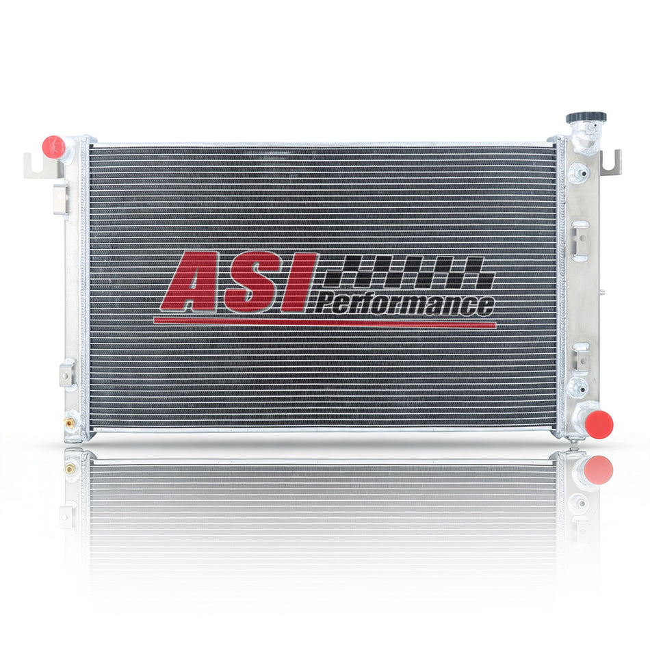 ASI Performance 4 Row Aluminum Radiator For 1994-2002 Dodge Ram 1500 2500 3500 3.9 V6 5.2 5.9 V8