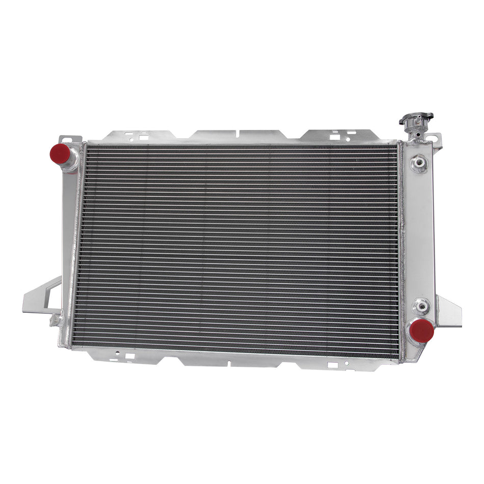 ASI Performance 3 Row Aluminum Radiator For 1985-1997 Ford Bronco F150 F250 F350 4.9L L6