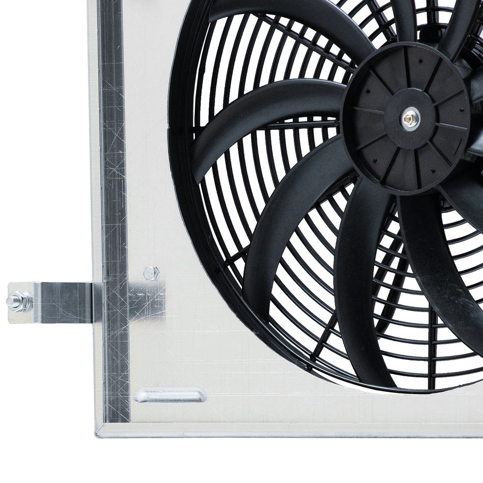ASI Performance Aluminum Shroud and Fan For 1958 Chevy Impala Bel Air Biscayne 4.6L V8