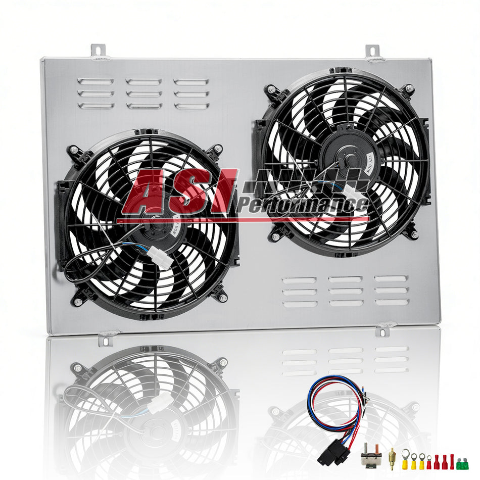 ASI Performance Aluminum Shroud Fan Relay For 1985-1997 Ford F150 F250 F350 Bronco 4.9L